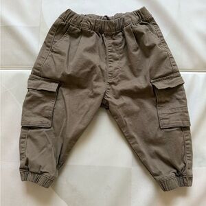 Kids Cargo Pants in Brown